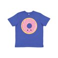 thumbnail image 1 of Inktastic Light Pink Donut Youth T-Shirt, 1 of 5