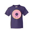 thumbnail image 1 of Inktastic Light Pink Donut Youth T-Shirt, 1 of 5