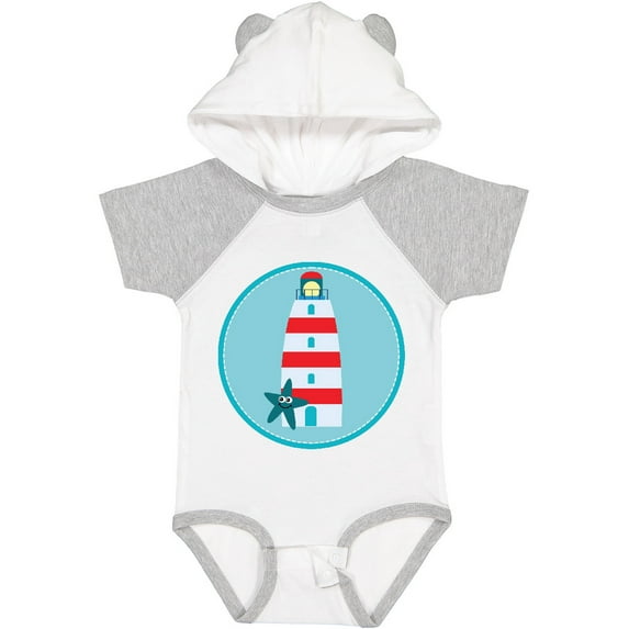 Inktastic Lighthouse Nautical Beach Boys or Girls Baby Bodysuit
