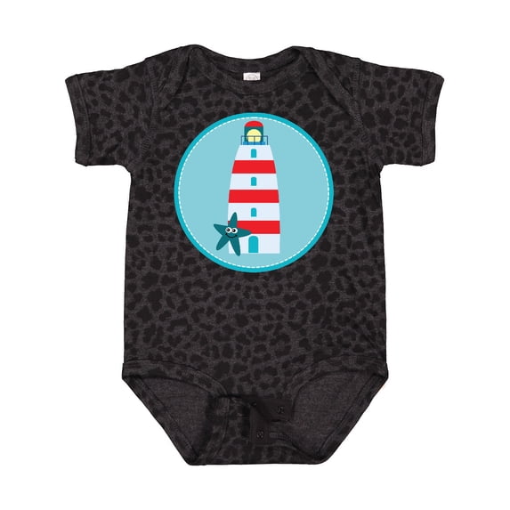Inktastic Lighthouse Nautical Beach Boys or Girls Baby Bodysuit