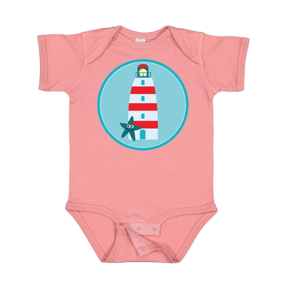 Inktastic Lighthouse Nautical Beach Boys or Girls Baby Bodysuit