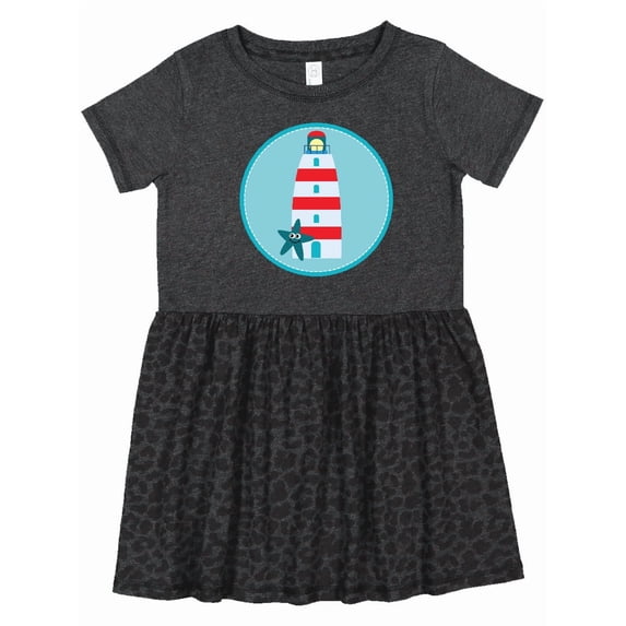 Inktastic Lighthouse Nautical Beach Girls Toddler Dress