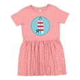 thumbnail image 1 of Inktastic Lighthouse Nautical Beach Girls Toddler Dress, 1 of 5