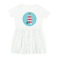 thumbnail image 1 of Inktastic Lighthouse Nautical Beach Girls Toddler Dress, 1 of 5