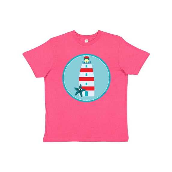 Inktastic Lighthouse Nautical Beach Youth T-Shirt