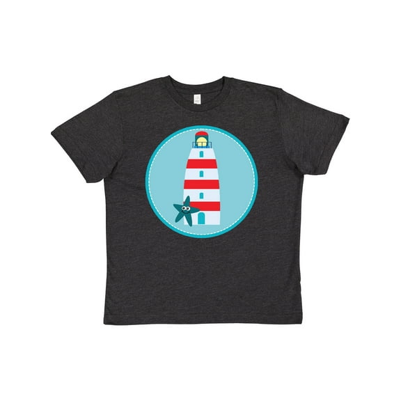 Inktastic Lighthouse Nautical Beach Youth T-Shirt
