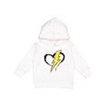 thumbnail image 1 of Inktastic Lightning Bolt Heart Toddler Hoodie, 1 of 4