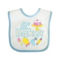 thumbnail image 1 of Inktastic Lil' Baker Icing and Cake Boys or Girls Baby Bib, 1 of 4