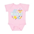 thumbnail image 1 of Inktastic Lil' Baker Icing and Cake Boys or Girls Baby Bodysuit, 1 of 5