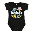 thumbnail image 1 of Inktastic Lil' Baker Icing and Cake Boys or Girls Baby Bodysuit, 1 of 5