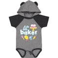 thumbnail image 1 of Inktastic Lil' Baker Icing and Cake Boys or Girls Baby Bodysuit, 1 of 5