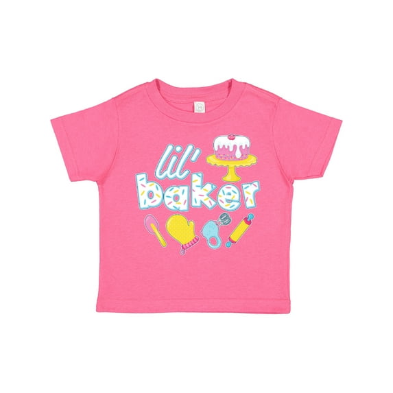 Inktastic Lil' Baker Icing and Cake Boys or Girls Toddler T-Shirt