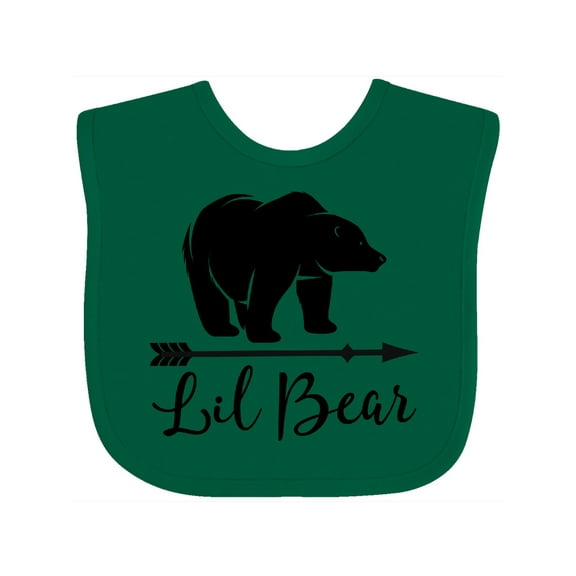 Inktastic Lil Bear Boys Cute Baby Boys Baby Bib