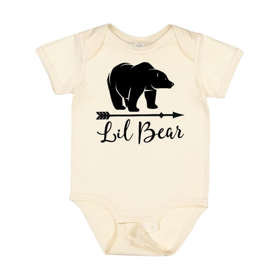 Inktastic Lil Bear Boys Cute Baby Boys Baby Bodysuit