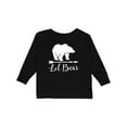thumbnail image 1 of Inktastic Lil Bear Boys Cute Baby Boys Long Sleeve Toddler T-Shirt, 1 of 5