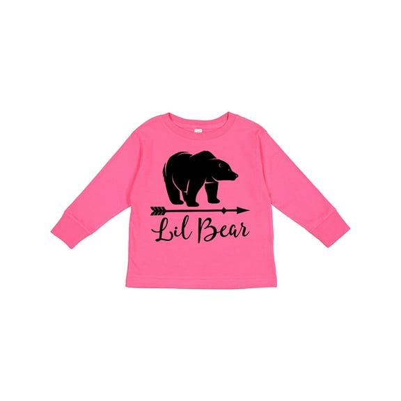 Inktastic Lil Bear Boys Cute Baby Boys Long Sleeve Toddler T-Shirt