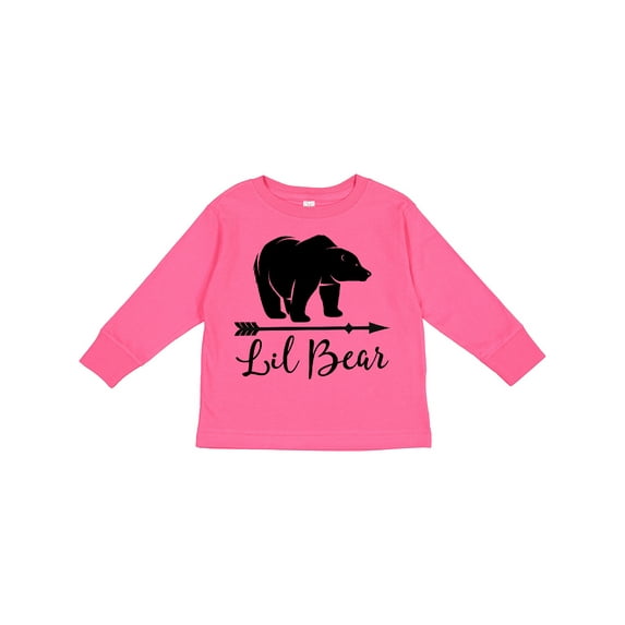 Inktastic Lil Bear Boys Cute Baby Boys Long Sleeve Toddler T-Shirt