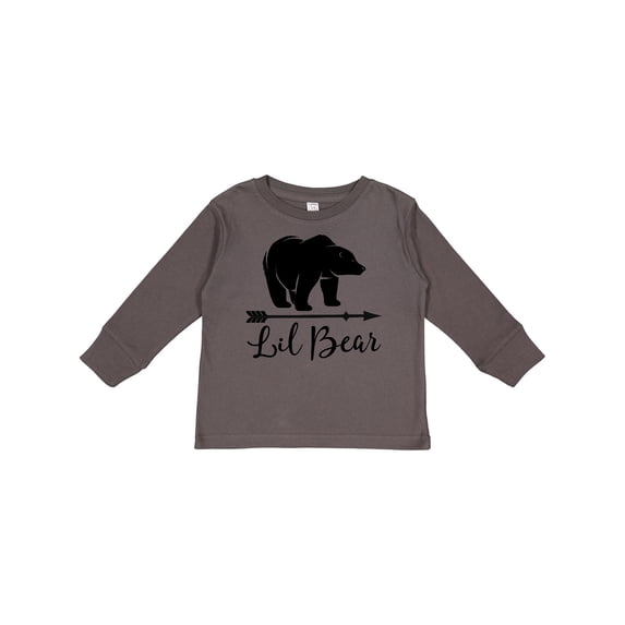 Inktastic Lil Bear Boys Cute Baby Boys Long Sleeve Toddler T-Shirt