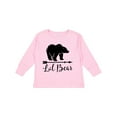 thumbnail image 1 of Inktastic Lil Bear Boys Cute Baby Boys Long Sleeve Toddler T-Shirt, 1 of 5
