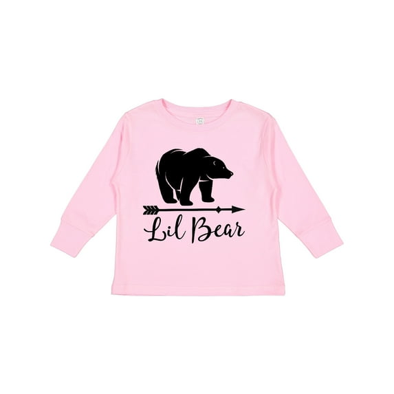 Inktastic Lil Bear Boys Cute Baby Boys Long Sleeve Toddler T-Shirt