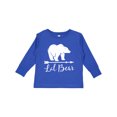 thumbnail image 1 of Inktastic Lil Bear Boys Cute Baby Boys Long Sleeve Toddler T-Shirt, 1 of 5