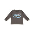 thumbnail image 1 of Inktastic Lil Bro Airplane Boys Pilot Brother Boys Long Sleeve Toddler T-Shirt, 1 of 5