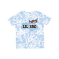 thumbnail image 1 of Inktastic Lil Bro Airplane Boys Pilot Brother Boys Toddler T-Shirt, 1 of 5