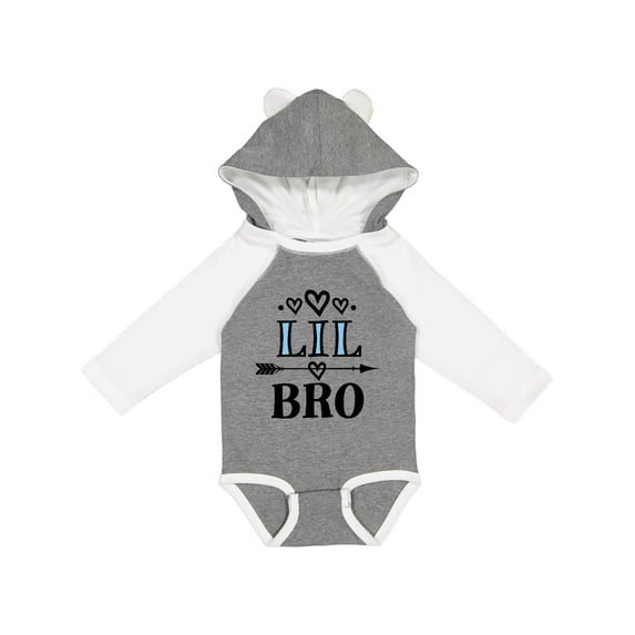 Inktastic Lil Bro Announcement Boys Brother Boys Long Sleeve Baby Bodysuit