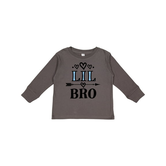 Inktastic Lil Bro Announcement Boys Brother Boys Long Sleeve Toddler T-Shirt