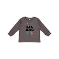 thumbnail image 1 of Inktastic Lil Bro Boys Native Arrow Brother Boys Long Sleeve Toddler T-Shirt, 1 of 5