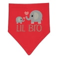 thumbnail image 1 of Inktastic Lil Bro Matching Elephant Baby Bandana Bib, 1 of 4