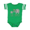 thumbnail image 1 of Inktastic Lil Bro Matching Elephant Boys Baby Bodysuit, 1 of 5