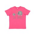 thumbnail image 1 of Inktastic Lil Bro Matching Elephant Youth T-Shirt, 1 of 5