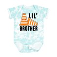 thumbnail image 1 of Inktastic Lil Brother with Construction Cones Boys Baby Bodysuit, 1 of 5