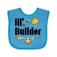 thumbnail image 1 of Inktastic Lil Builder Future Construction Worker Boys or Girls Baby Bib, 1 of 4