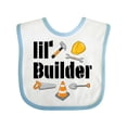thumbnail image 1 of Inktastic Lil Builder Future Construction Worker Boys or Girls Baby Bib, 1 of 4