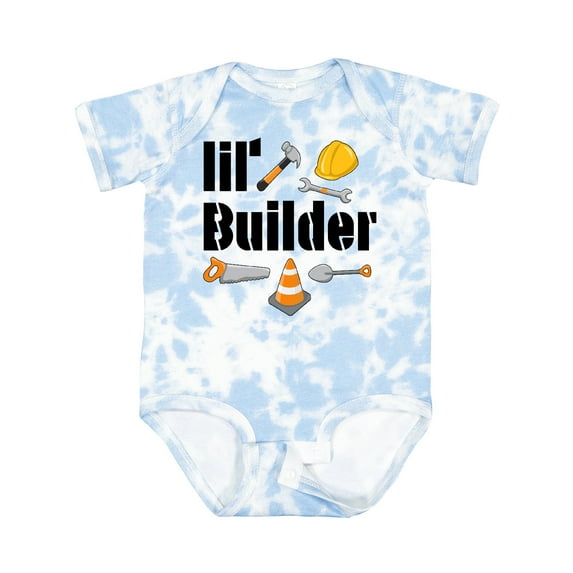 Inktastic Lil Builder Future Construction Worker Boys or Girls Baby Bodysuit