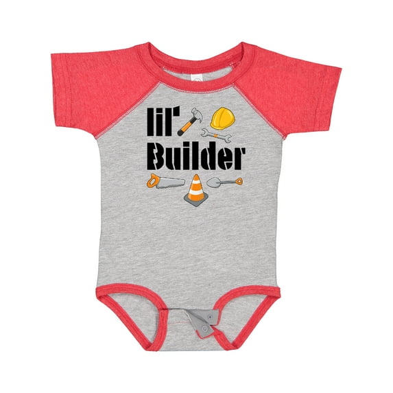 Inktastic Lil Builder Future Construction Worker Boys or Girls Baby Bodysuit