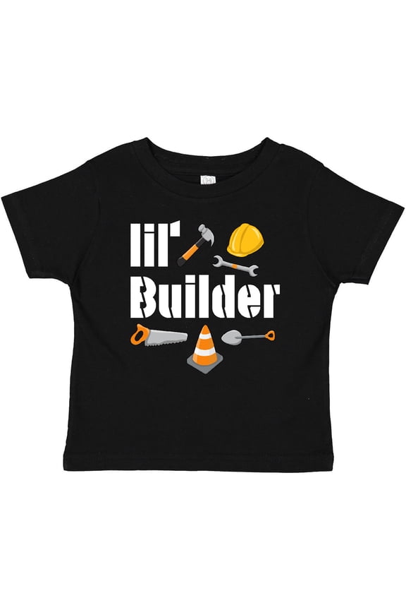 Lil Builder Future Construction Worker Boys or Girls Baby T-Shirt