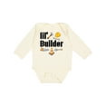 thumbnail image 1 of Inktastic Lil Builder Future Construction Worker Boys or Girls Long Sleeve Baby Bodysuit, 1 of 5