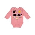 thumbnail image 1 of Inktastic Lil Builder Future Construction Worker Boys or Girls Long Sleeve Baby Bodysuit, 1 of 5