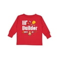 thumbnail image 1 of Inktastic Lil Builder- Future Construction Worker Boys or Girls Long Sleeve Toddler T-Shirt, 1 of 5
