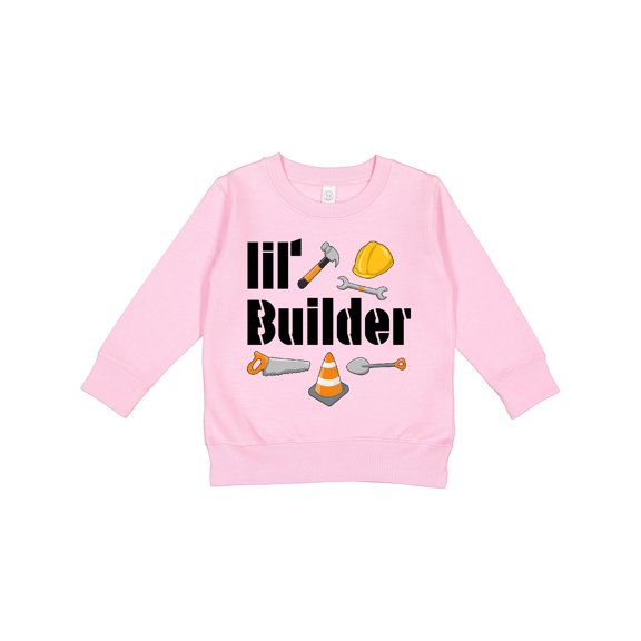Inktastic Lil Builder Future Construction Worker Toddler Sweatshirt