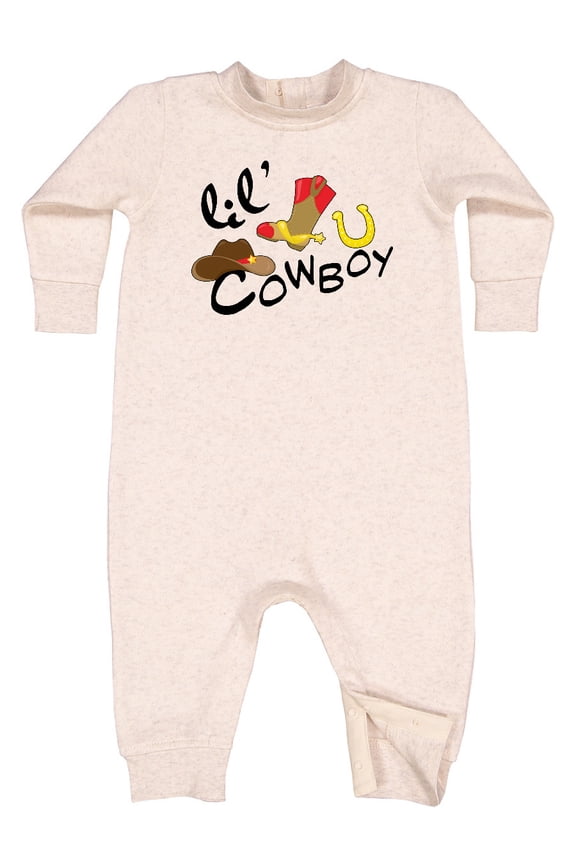 Lil' Cowboy Baby Fleece Romper