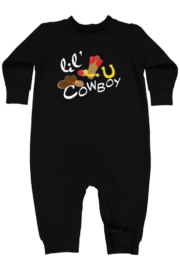 Lil' Cowboy Baby Fleece Romper