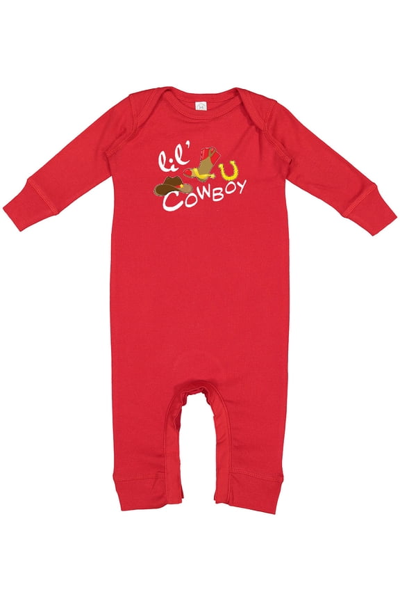 Lil' Cowboy Baby Romper Coveralls