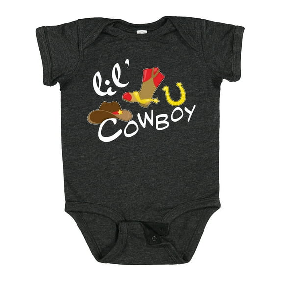 Inktastic Lil' Cowboy Boys Baby Bodysuit
