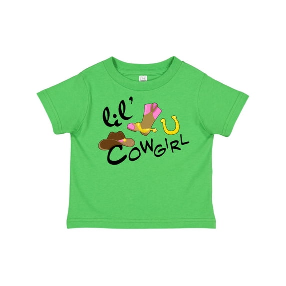 Inktastic Lil' Cowgirl Girls Toddler T-Shirt