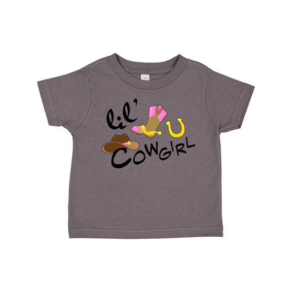 Inktastic Lil' Cowgirl Girls Toddler T-Shirt