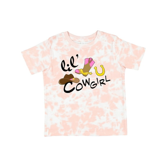 Inktastic Lil' Cowgirl Girls Toddler T-Shirt